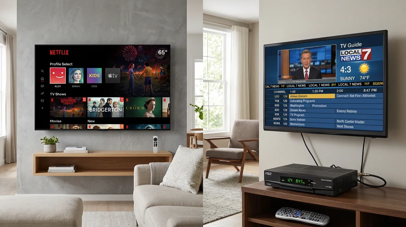 Comparison of Luno IPTV versus DirecTV and Dish satellite TV services